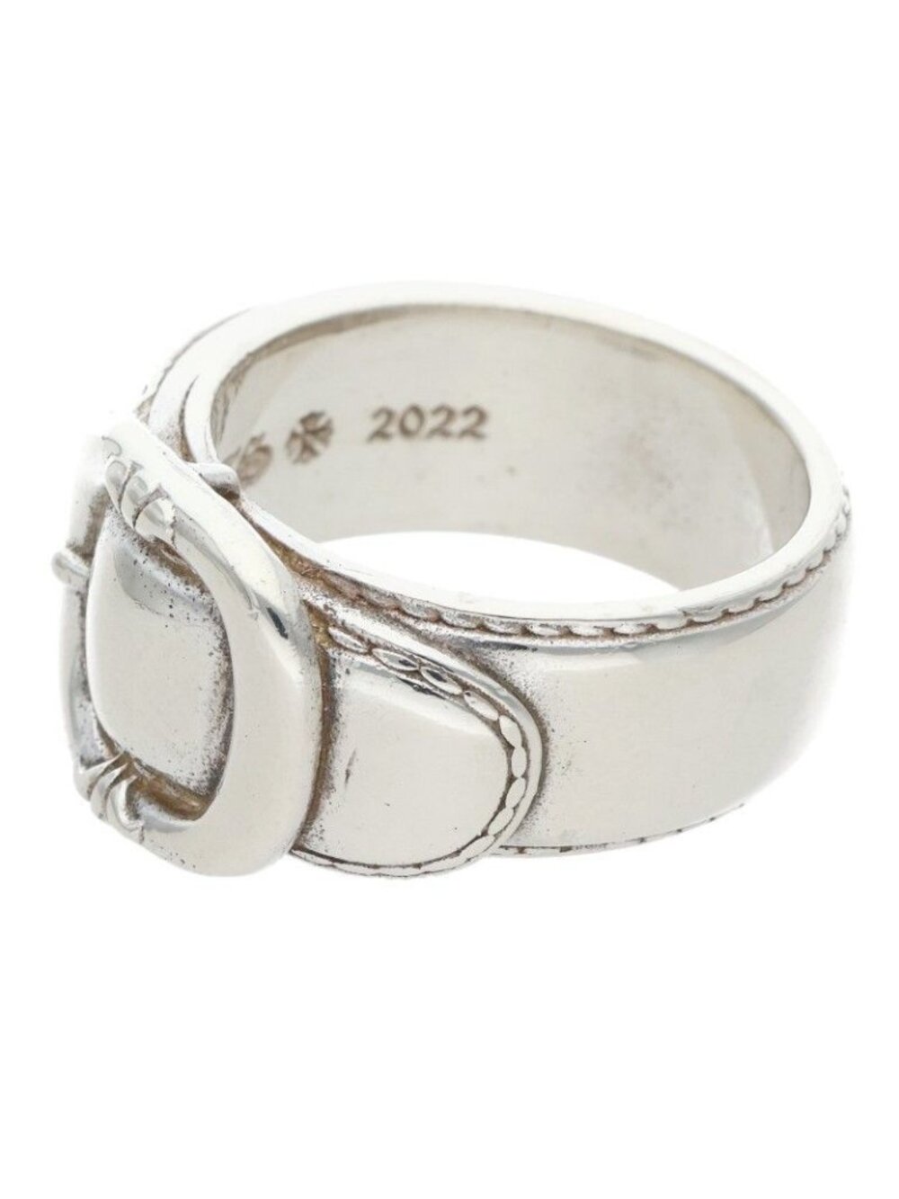 Chrome Hearts Belted Gunslinger LG Silver Ring - Picture 6 of 6